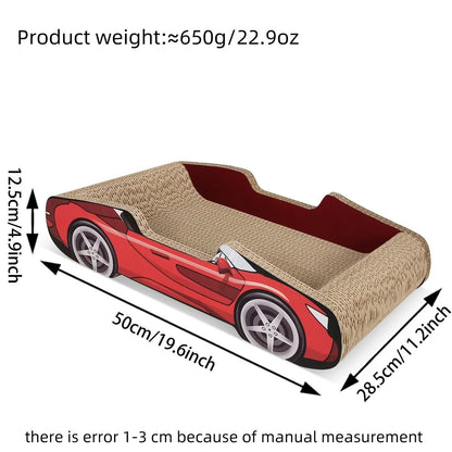 Racing Car Cat Scratcher Bed
