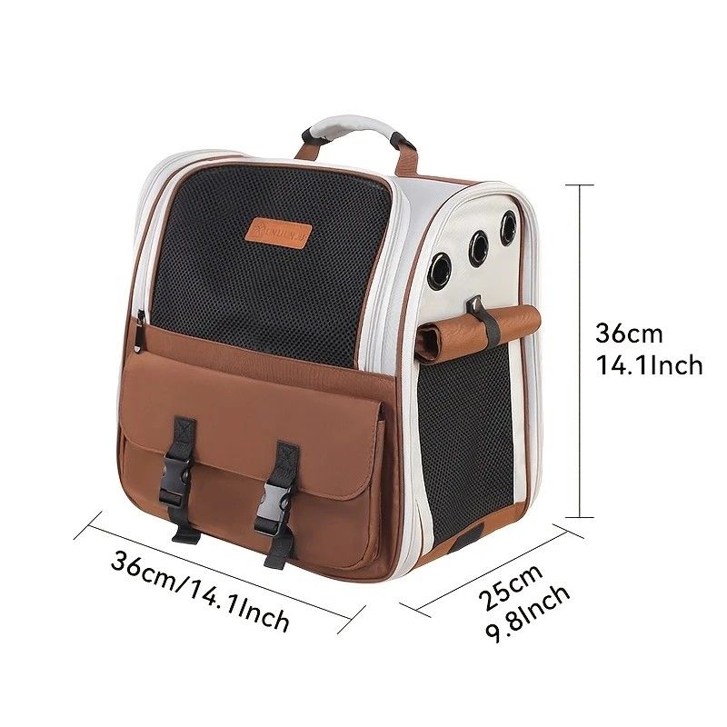 Cat Backpack Carrier | Lightweight Foldable Shape-Retaining | Up to 8kg