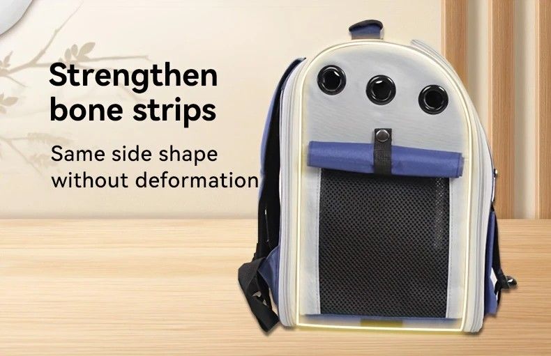 Cat Backpack Carrier | Lightweight Foldable Shape-Retaining | Up to 8kg