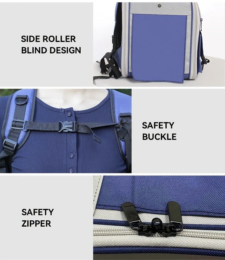 Cat Backpack Carrier | Lightweight Foldable Shape-Retaining | Up to 8kg