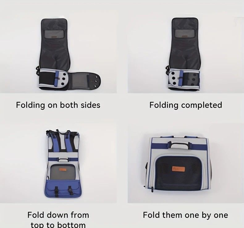 Cat Backpack Carrier | Lightweight Foldable Shape-Retaining | Up to 8kg