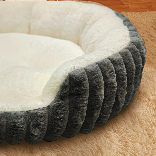 Winter Thick Rabbit Fur Pet Bed | Ultra Warm | M