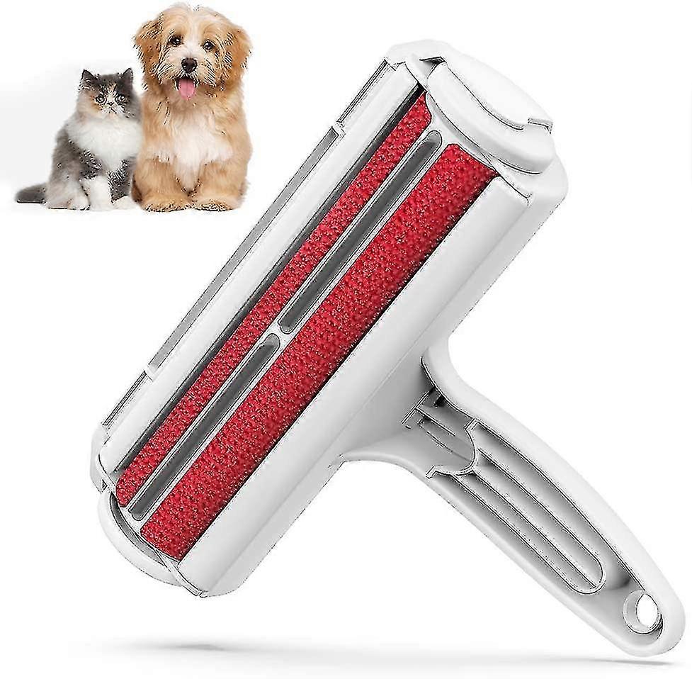 Reusable Pet Hair Remover Brush | Removes Cat & Dog Fur from Fabric, Sofas & Carpets