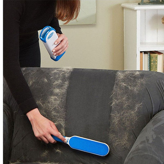 2-Pack Self-Cleaning Pet Fur Remover Brush | Reusable | Dog & Cat