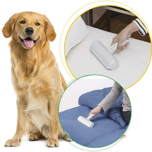 Blue Pet Hair Roller Remover for Dogs & Cats | Reusable Lint Roller