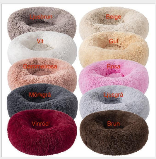 White Fluffy Dog Bed Cat Bed, 60cm