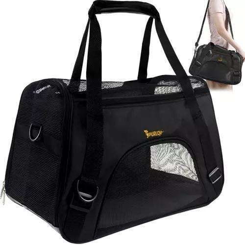 Pet Carrier Transport Bag | Safe and Comfortable | Black