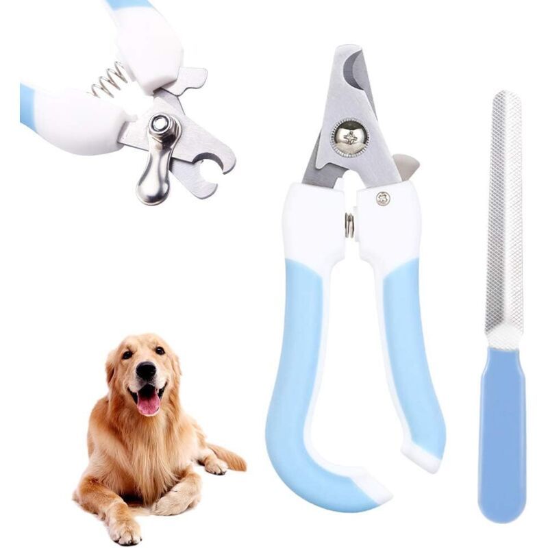 Pet Nail Clippers with Nail File | Small, Medium & Large Dogs, Cats, Birds & Rodents
