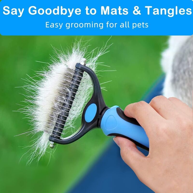 Undercoat Deshedding Brush for Dogs & Cats | Medium to Long Hair
