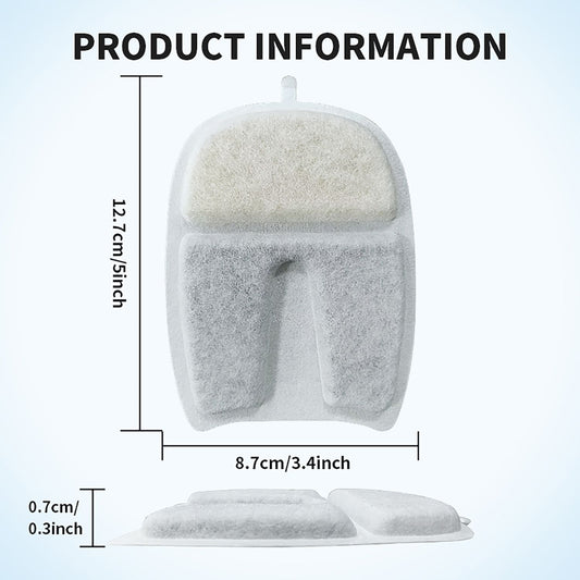 U7 Cat Water Fountain Filters 5-Pack | Triple Filtration