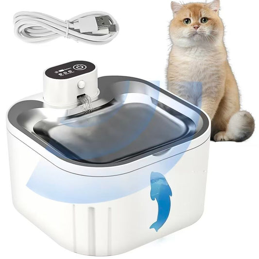 U7 Cat Water Fountain | 3L Wireless USB | Smart Motion Sensor | Ultra Quiet