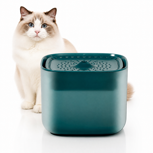 Automatic Cat Water Fountain | 3L USB | Green
