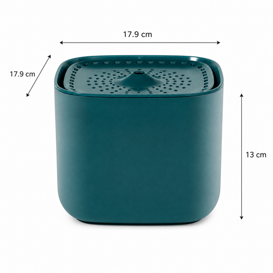 Automatic Cat Water Fountain | 3L USB | Green