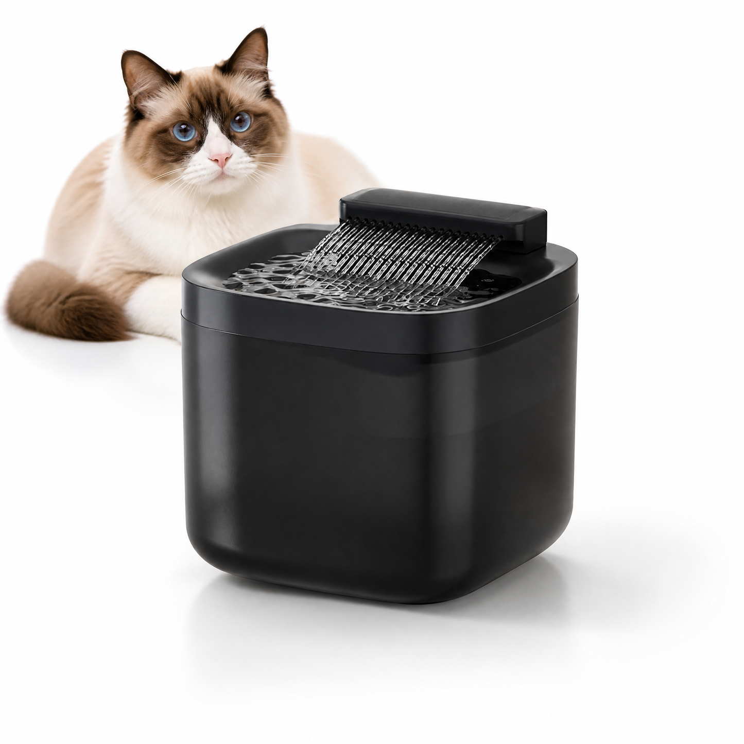 Cat Water Fountain 3L | Wired Waterfall-Style | Quiet Drinking Fountain