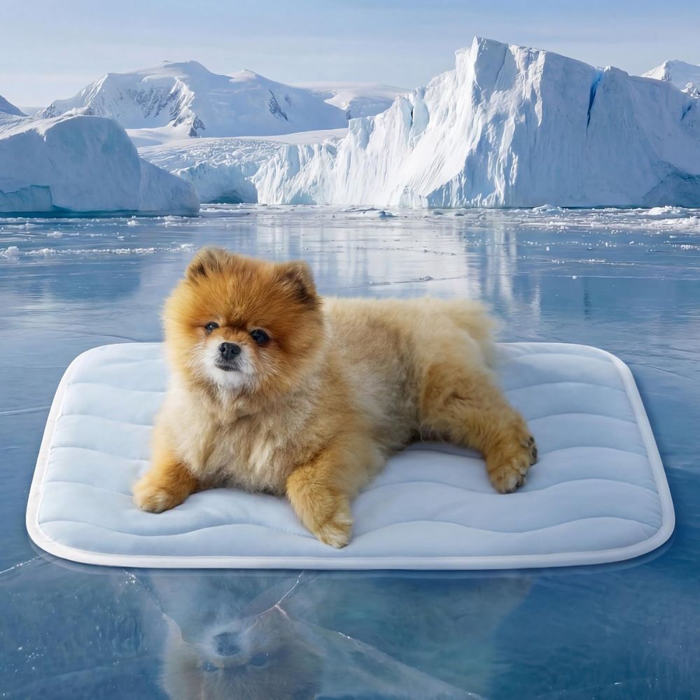 Cooling Mat for Small Dogs - Q-Max>0.4 Thin Breathable Crate Pad Indoor