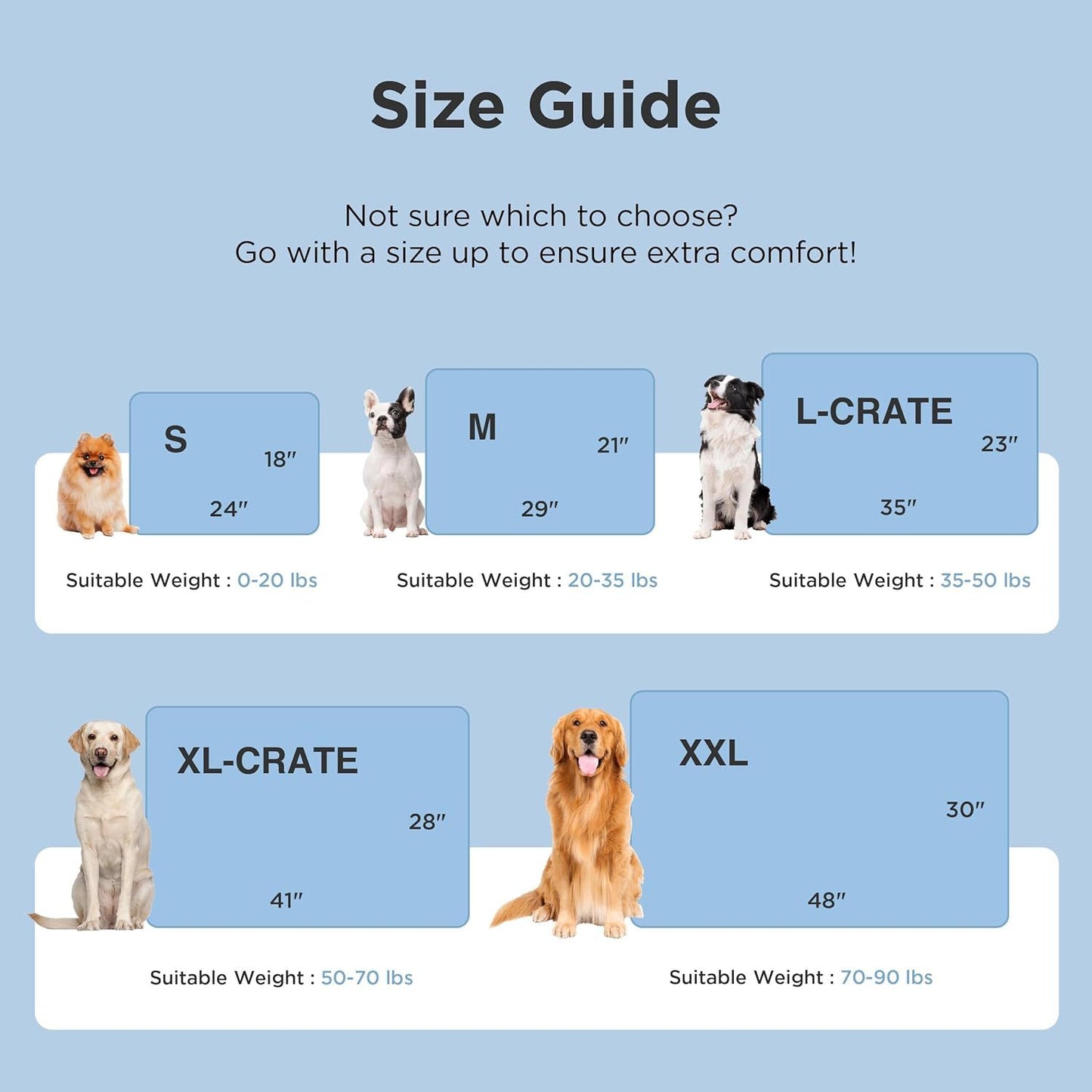 Cooling Mat for Small Dogs - Q-Max>0.4 Thin Breathable Crate Pad Indoor