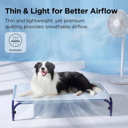 Cooling Dog Mat Extra Large - Q-Max>0.4 XL Thin Breathable Cold Crate