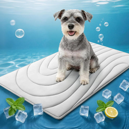 Cooling Mat for Dogs, 36"x23" Self-Cooling Dog Bed with Arc-Chill