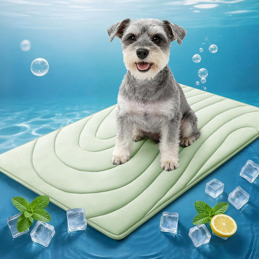 Cooling Mat for Cats, 36"x23" Self-Cooling Dog Bed with Arc-Chill