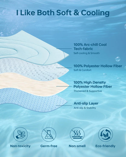 Cooling Mat for Dogs, 59"x40" Self-Cooling Pet Bed