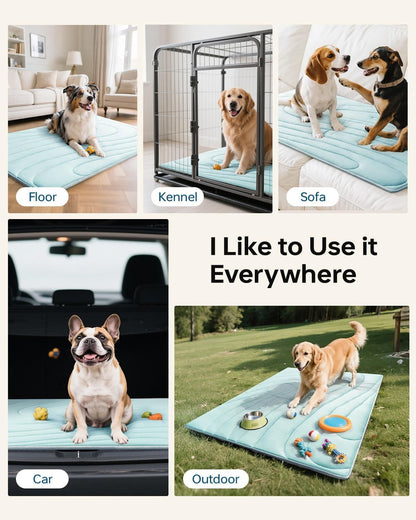 Cooling Mat for Dogs, 59"x40" Self-Cooling Pet Bed