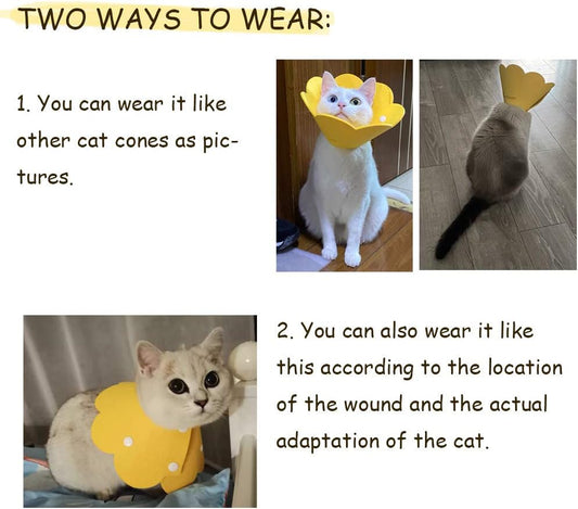Soft Adjustable Cat Collar with Safety Buckle | Size L