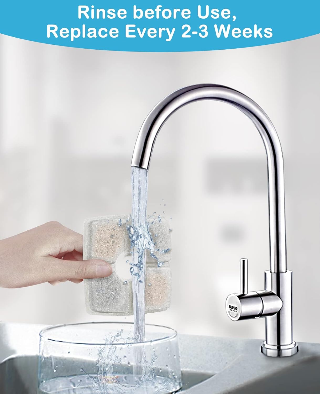 Pet Water Fountain Replacement Filters | 8 Pack | Fits 84oz/2.5L Fountains