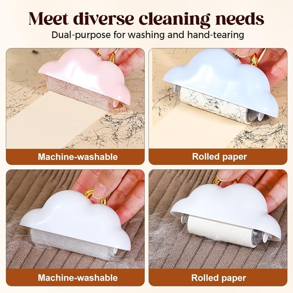 Portable Lint Roller for Pet Hair | Travel Size | Reusable | 150 Sheets