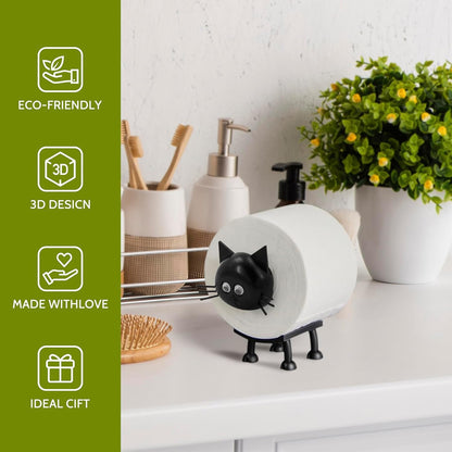 3D Printed Cat Toilet Roll Holder | Cat Lover Gift