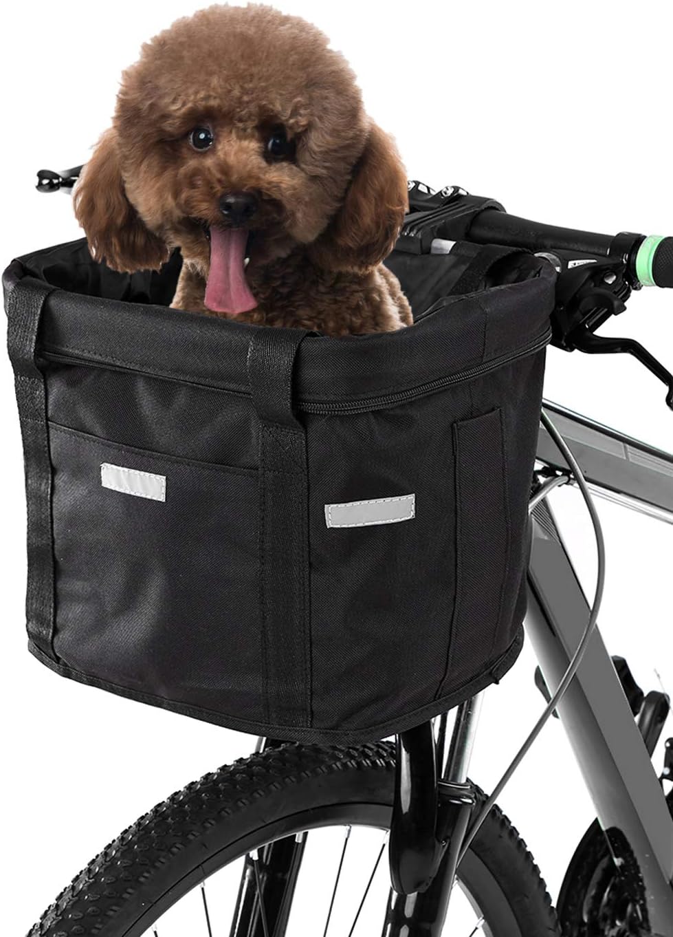 Waterproof Bicycle Front Basket | Pet Carrier | Removable Handlebar Bag