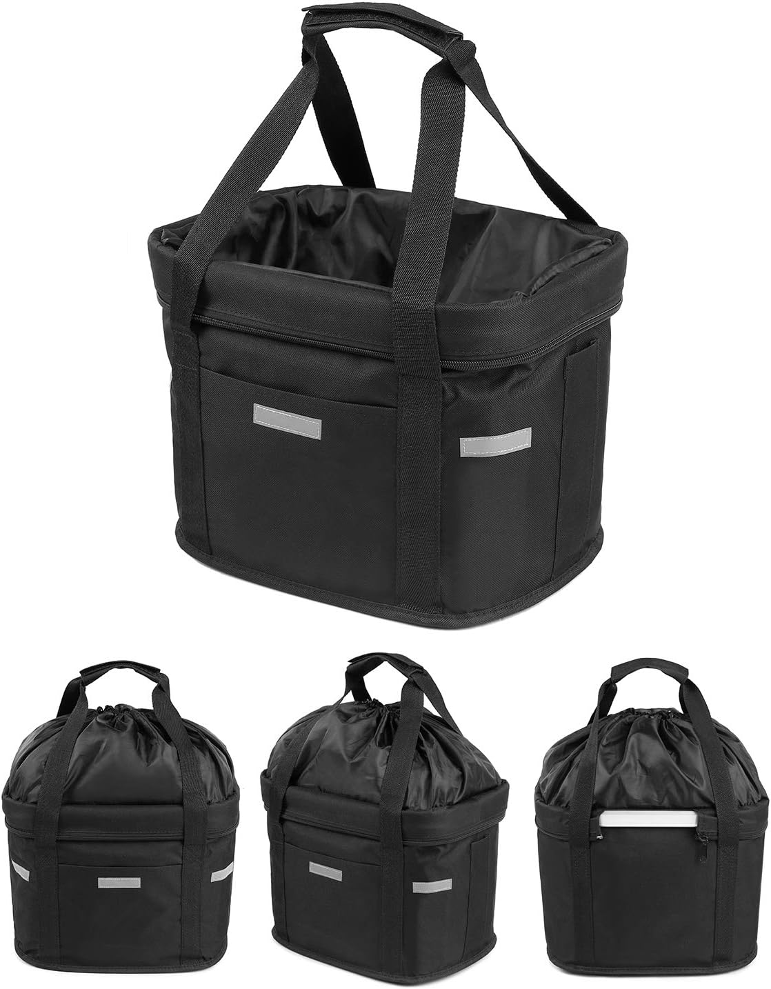 Waterproof Bicycle Front Basket | Pet Carrier | Removable Handlebar Bag