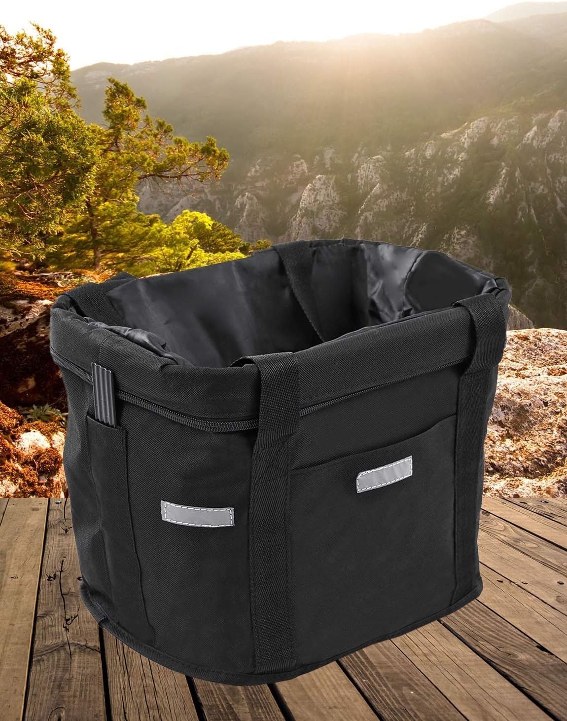 Waterproof Bicycle Front Basket | Pet Carrier | Removable Handlebar Bag