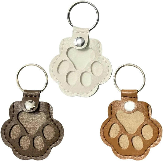 Pet Hair Memorial Keychain Pouch | 3-Pack | Portable Fur Keepsake