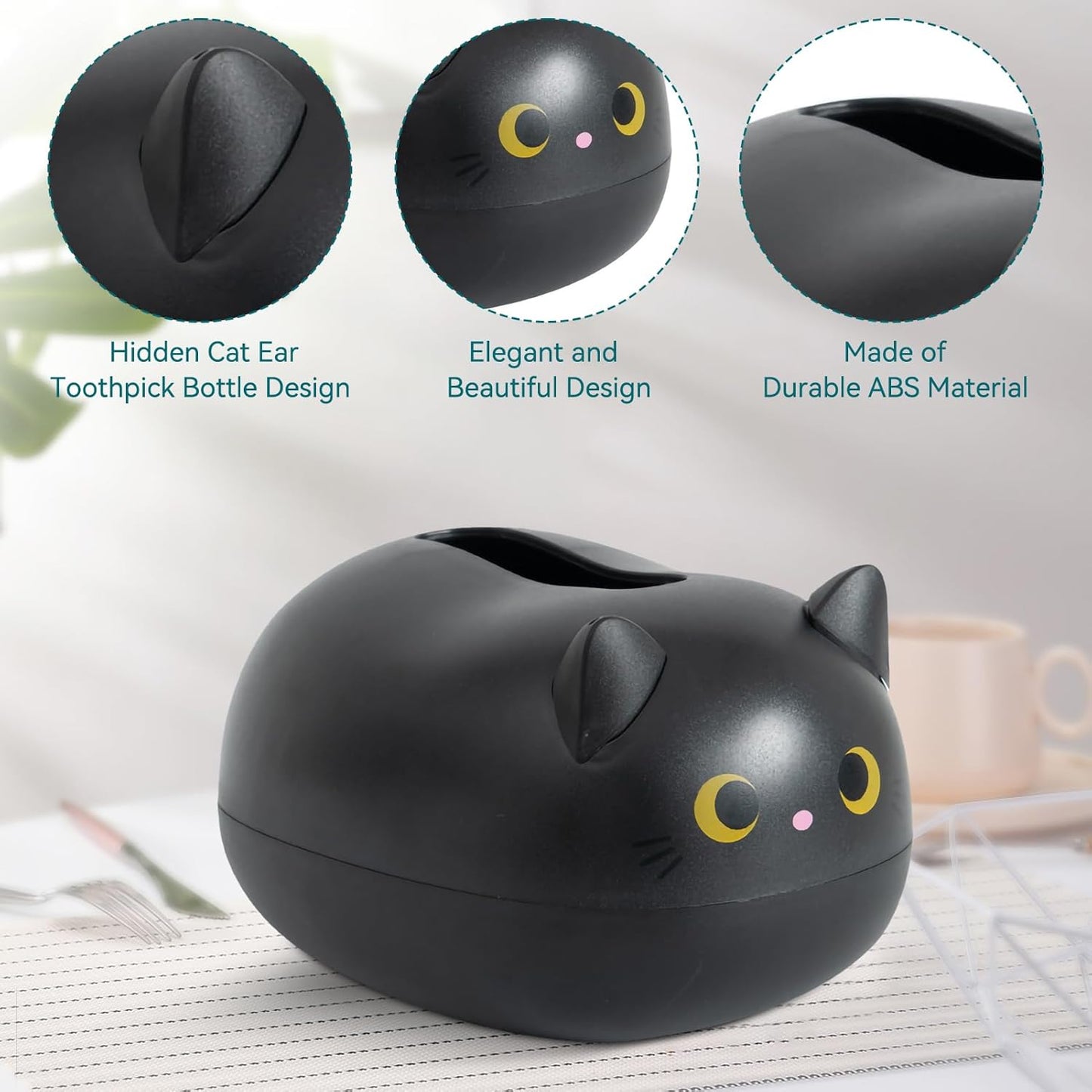 Cartoon Cat Tissue Dispenser | Toilet Paper Holder | Cute Cat Lover Gift