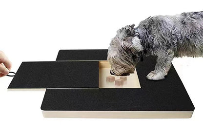 Dog Scratch Pad for Nails | Nail Scratching Board with Treat Box
