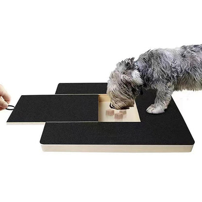 Dog Scratch Pad for Nails | Nail Scratching Board with Treat Box