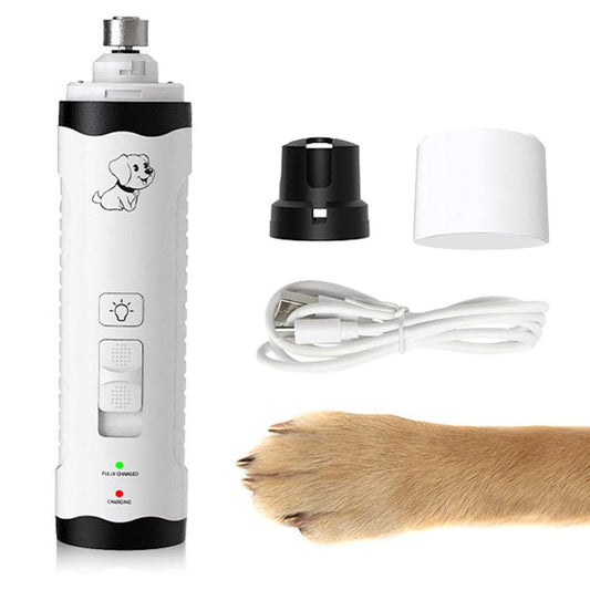 Electric Dog Nail Grinder - M3 Rechargeable Pet Nail Trimmer Grooming