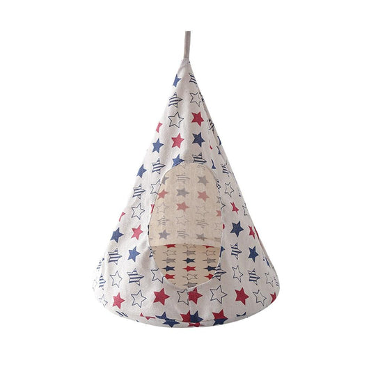 Pet Cat Tent Cone Hammock with Thick Mat Warm Cotton Cage Hanging Bed