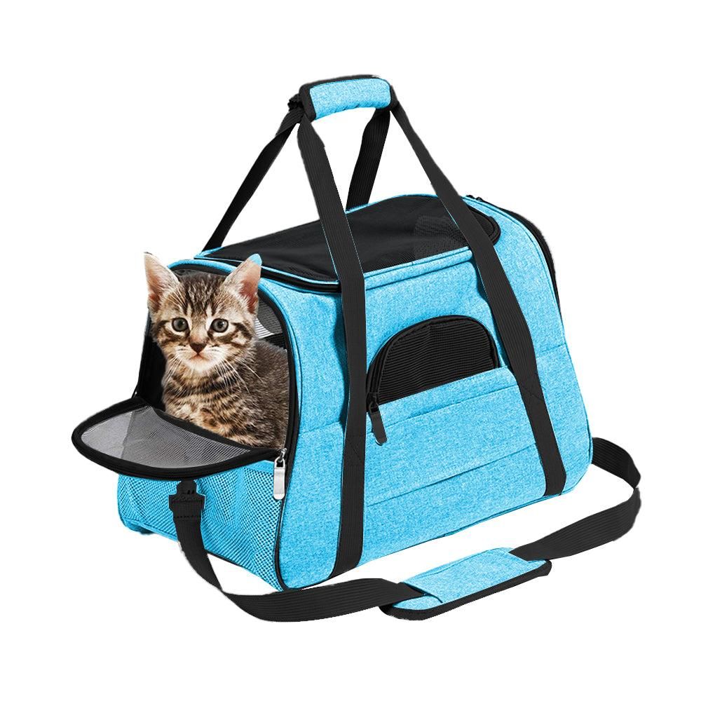 Cat Travel Carrier Bag | Portable Soft Carrier | Pink | Small to Medium
