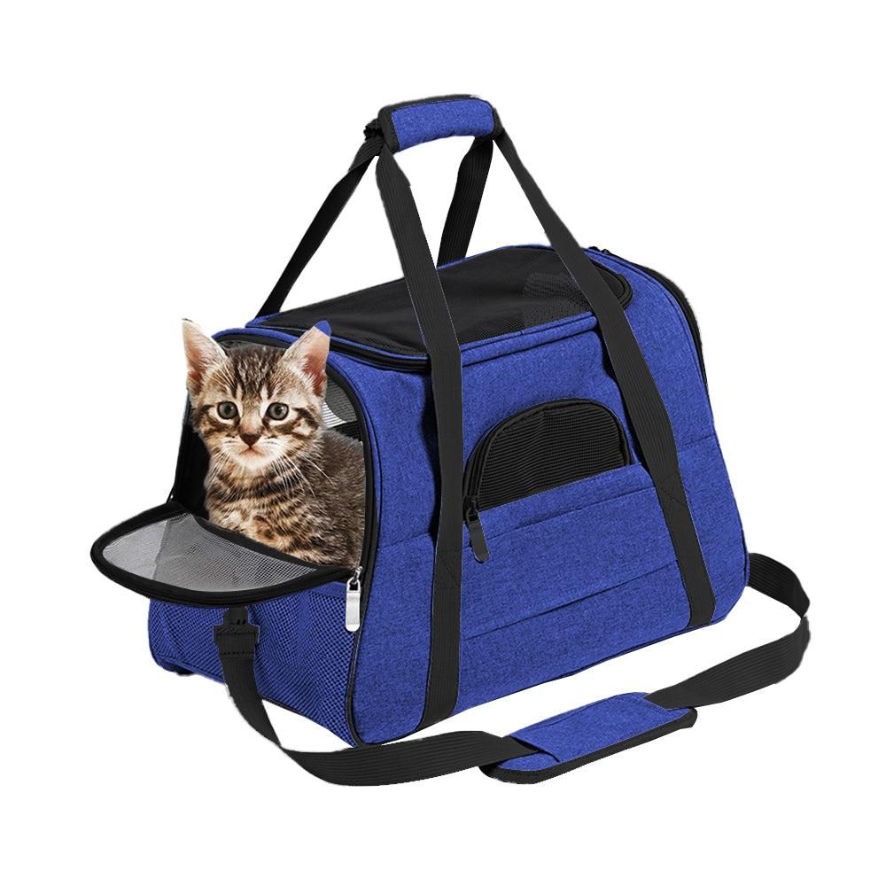 Cat Travel Carrier Bag | Portable Soft Carrier | Pink | Small to Medium