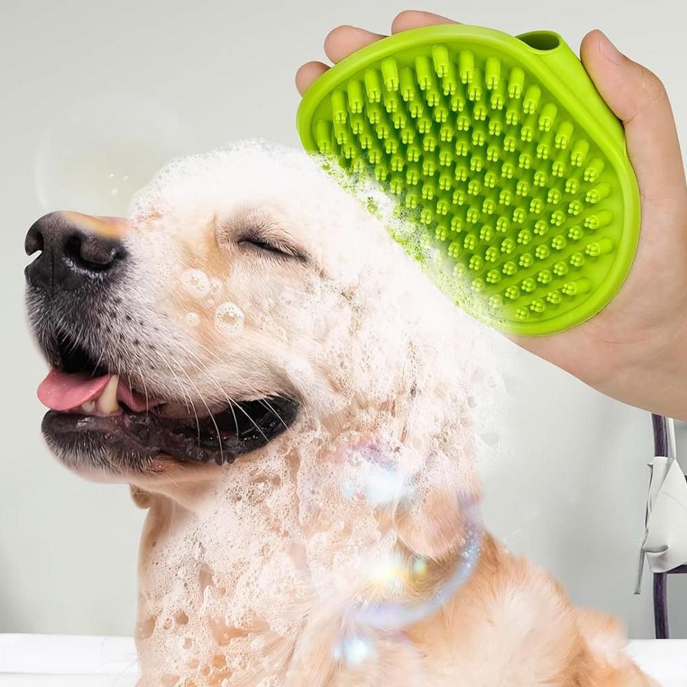 2PCS Pet Grooming Brushes Deshedding Bath Brush for Dogs Cats & Horses
