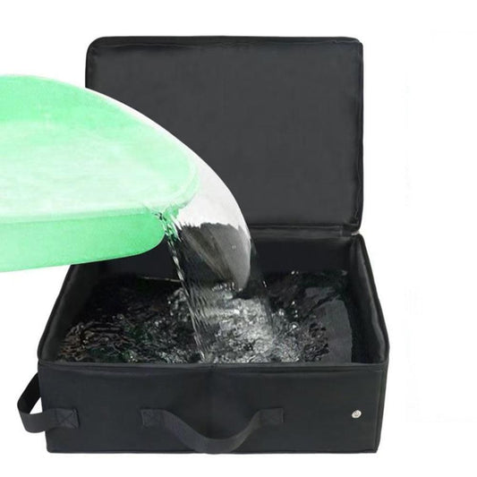 Portable Foldable Cat Travel Litter Box | Black