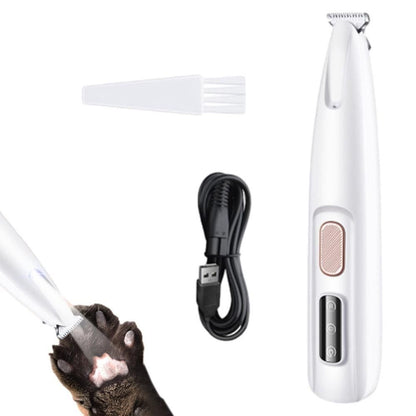 Electric Pet Trimmer Multifunctional Pet Hair Clippers with LED Light