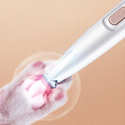 Electric Pet Trimmer Multifunctional Pet Hair Clippers with LED Light