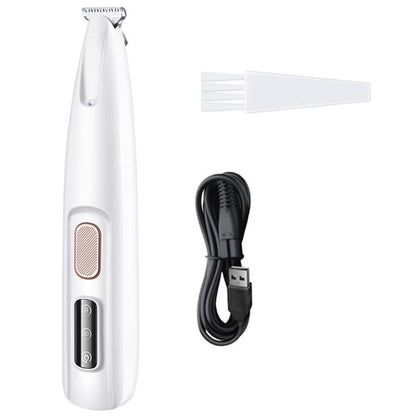 Electric Pet Trimmer Multifunctional Pet Hair Clippers with LED Light