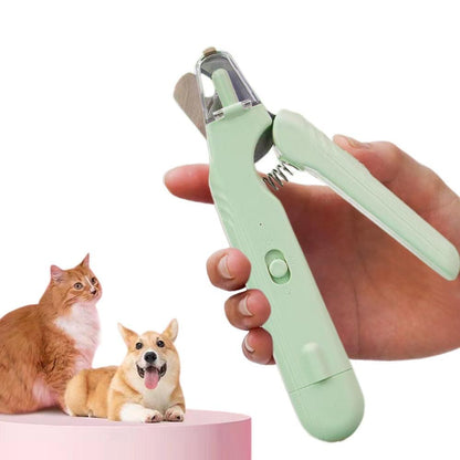 2-in-1 Pet Nail Grinder with LED Lights USB Rechargeable Dog Nail