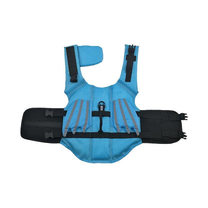 Dog Life Jacket Wings Pet Life Vest Adjustable Dog Flotation Swim Vest | Blue