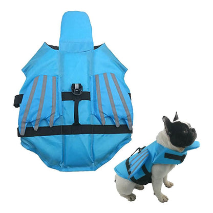 Dog Life Jacket Wings Pet Life Vest Adjustable Dog Flotation Swim Vest | Blue
