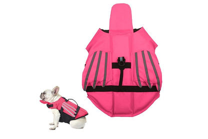 Dog Life Jacket Wings Pet Life Vest Adjustable Dog Flotation Swim Vest | Blue