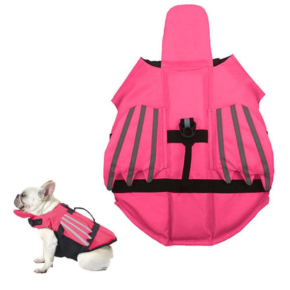 Dog Life Jacket Wings Pet Life Vest Adjustable Dog Flotation Swim Vest | Blue